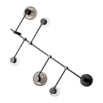 Бра с 5-ю плафонами разного диаметра и цвета Polyhedron варинант исполнения - 2 | Loft Concept в Ульяновске