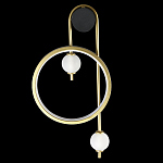 Бра с круглой рамкой и стеклянными белыми шарами B.LUX C Ball варинант исполнения - 2 | Loft Concept в Ульяновске