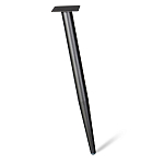 Обеденный стол с прямоугольной черно-золотой столешницей из стекла на 4-х металлических ножках Gold and Black Marble варинант исполнения - 5 | Loft Concept в Ульяновске