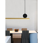 Люстра линейная светодиодная в минималистичном стиле New Age of Light варинант исполнения - 7 | Loft Concept в Ульяновске