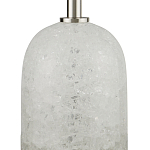 Настольная лампа с высоким тканевым абажуром Cracked Base варинант исполнения - 1 | Loft Concept в Ульяновске