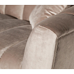 Диван трехместный велюровый серый Island of Comfort варинант исполнения - 3 | Loft Concept в Ульяновске