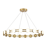 Люстра кольцевая с круглыми светодиодными источниками света Maxine Light варинант исполнения - 7 | Loft Concept в Ульяновске