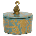 Фарфоровая шкатулка Swan Lake варинант исполнения - 5 | Loft Concept в Ульяновске