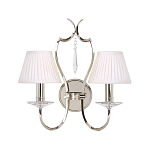 Бра с 2-мя лампами и подвеской из прозрачного стекла Elstead Lighting варинант исполнения - 2 | Loft Concept в Ульяновске