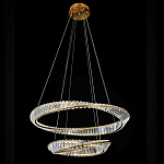 Люстра подвесная из 2-х колец Round Air Chandelier варинант исполнения - 1 | Loft Concept в Ульяновске