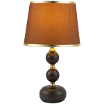 Настольная лампа с абажуром Altera Lampshade Brown Gold Table Lamp варинант исполнения - 1 | Loft Concept в Ульяновске