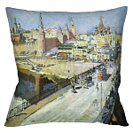 Подушка декоративная Москворецкий мост Impressionism in Art варинант исполнения - 1 | Loft Concept в Ульяновске