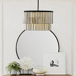 Люстра круглая с подвесками из натурального перламутра Nacre варинант исполнения - 2 | Loft Concept в Ульяновске