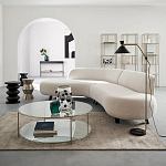 Приставной стол из сплава алюминия Solaris варинант исполнения - 3 | Loft Concept в Ульяновске