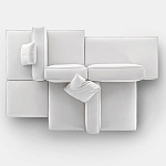 Модульный диван трансформер Harn в стиле минимализм  варинант исполнения - 2 | Loft Concept в Ульяновске