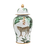 Ваза из фарфора с ручной росписью Leopard Collection  варинант исполнения - 3 | Loft Concept в Ульяновске