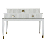 Премиальная Консоль с тремя ящиками Elsa Dreams White варинант исполнения - 4 | Loft Concept в Ульяновске