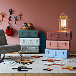 Металлический сундук Metal Chest Black варинант исполнения - 5 | Loft Concept в Ульяновске