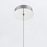 Подвесной светильник хромированного цвета с прозрачным цилиндрическим стеклянным плафоном Eurofase варинант исполнения - 7 | Loft Concept в Ульяновске