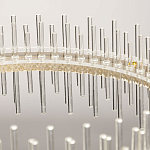 Люстра круглая с прозрачными стеклянными трубками 51 см Nembus варинант исполнения - 12 | Loft Concept в Ульяновске