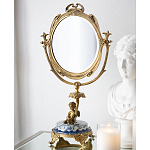 Настольное зеркало в бронзовой рамке Eden Garden варинант исполнения - 4 | Loft Concept в Ульяновске