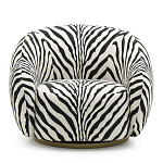 Кресло Bear с принтом Зебра варинант исполнения - 2 | Loft Concept в Ульяновске