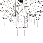 Потолочный светильник с тонким металлическим каркасом цвета хром Quasar варинант исполнения - 4 | Loft Concept в Ульяновске