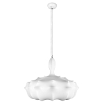 Подвесной светильник с белым фигурным абажуром и мягкими волнистыми краями Cloud Motion  варинант исполнения - 11 | Loft Concept в Ульяновске