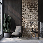 Гипсовая 3D панель с принтографией PM-45 варинант исполнения - 1 | Loft Concept в Ульяновске