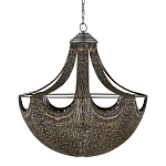 Люстра в форме колокола с декором из тонких железных нитей Jagged Pattern варинант исполнения - 4 | Loft Concept в Ульяновске