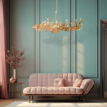 Люстра с абажуром оформленным в виде стаи бабочек Eternal Butterflies варинант исполнения - 4 | Loft Concept в Ульяновске