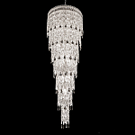 Люстра многоярусная каскадная с хрустальными подвесками Roul Crystal Light варинант исполнения - 1 | Loft Concept в Ульяновске