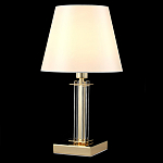 Настольная лампа с белым тканевым абажуром в форме конуса Laurent варинант исполнения - 7 | Loft Concept в Ульяновске