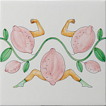 Плитка дизайнерская Сила в лимонах варинант исполнения - 2 | Loft Concept в Ульяновске