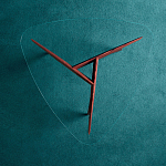 Дизайнерский кофейный стол со стеклянной столешницей Gio Ponti D.552.2 Coffee Table варинант исполнения - 3 | Loft Concept в Ульяновске