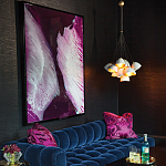 Люстра с 15-ю белыми  плафонами с золотой внутренней поверхностью Hinkley варинант исполнения - 3 | Loft Concept в Ульяновске