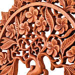 Панно из дерева круглое Sakura Panel With Trees варинант исполнения - 2 | Loft Concept в Ульяновске