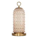 Настольная лампа с факутрным стеклянным плафоном Sonora варинант исполнения - 2 | Loft Concept в Ульяновске