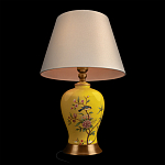 Настольная лампа желтая с изображением птиц Slip Away варинант исполнения - 4 | Loft Concept в Ульяновске