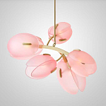 Дизайнерский Светильник Lilly Pink Tulip Lamp розовый плафон  варинант исполнения - 5 | Loft Concept в Ульяновске
