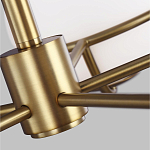 Люстра с 5-ю белыми шарообразными плафонами в сферические каркасах Feiss варинант исполнения - 3 | Loft Concept в Ульяновске