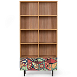 Широкий стеллаж с принтом Elise Rack варинант исполнения - 7 | Loft Concept в Ульяновске