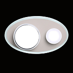 Бра овальной формы белого цвета с 2-мя лампами Lunar Pebbles варинант исполнения - 3 | Loft Concept в Ульяновске