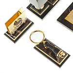 Настольный письменный набор из яшмы и долерита в подарочной упаковке Manager Organizer варинант исполнения - 7 | Loft Concept в Ульяновске