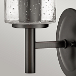 Бра с плафоном в форме цилиндра из прозрачного стекла с пузырьками Hinkley варинант исполнения - 9 | Loft Concept в Ульяновске