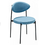 Стул металлический с мягкой спинкой и сиденьем Alfie Chair варинант исполнения - 5 | Loft Concept в Ульяновске