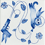 Плитка с узором Пистолеты варинант исполнения - 1 | Loft Concept в Ульяновске