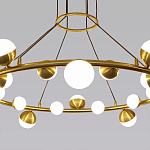 Люстра подвесная светодиодная с плафонами в форме шара Italian Globe Cedar Moss Light варинант исполнения - 2 | Loft Concept в Ульяновске