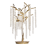 Лампа настольная со стеклянными подвесами цвет золото FAIRYTREE Light варинант исполнения - 1 | Loft Concept в Ульяновске