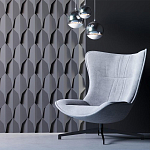 Гипсовая 3D Панель DRAGON SCALE - D варинант исполнения - 2 | Loft Concept в Ульяновске