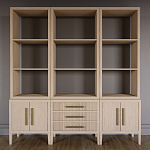 Модульный стеллаж Primo из трех составных элементов Светлый дуб варинант исполнения - 2 | Loft Concept в Ульяновске