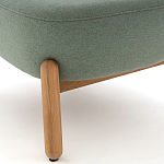 Кресло на деревянных ножках Olguin Green Chair варинант исполнения - 5 | Loft Concept в Ульяновске