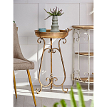 Столик приставной на фигурном подножии Magnificent Century варинант исполнения - 4 | Loft Concept в Ульяновске