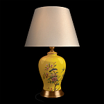 Настольная лампа желтая с изображением птиц Slip Away варинант исполнения - 2 | Loft Concept в Ульяновске